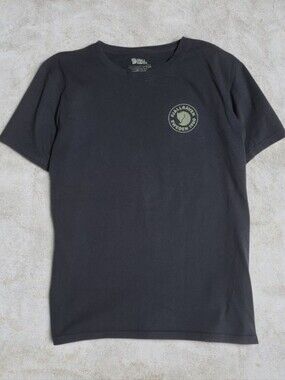 🖤Fjallraven Men's 1960 Logo T-Shirt Charcoal Dark Grey Black Small